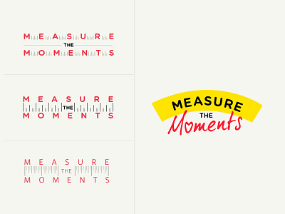 Measure The Moments - Logo Unit baby campaign child logo measure typo