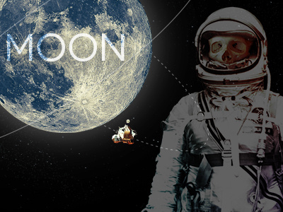 Moon Thumb astronaut moon space