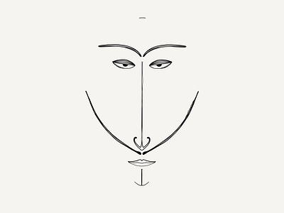 Symmetrical Dali dali illustration minimalism reflection symmetry