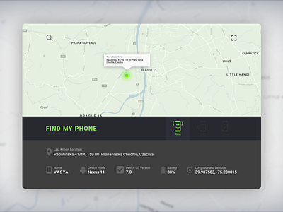 020 Location Tracker dailyui design ui