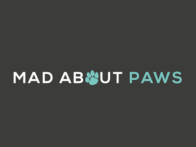 Mad About Paws - Initial Brand branding dogs logo logo design