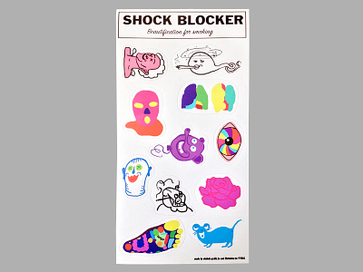 Shockblocker Sticker cigarettes sticker