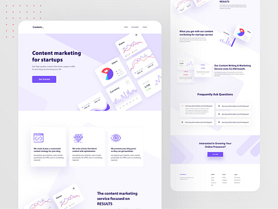 Content Marketing - Landing Page Design by Aminul Haque Chowdhruy on ...