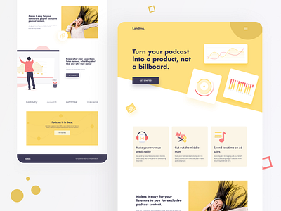 Podcast - Landing Page Concept