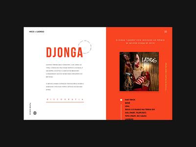 Concept - Djonga about concept inspiration interface ui uidesign ux web websites