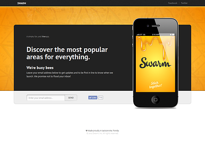 Ripped off by Foursquare app foursquare landing page layout sign up swarm ui website