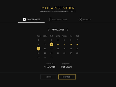 Hotel Booking booking calendar dropdown flat form hotel input process reservation reserve travel ui