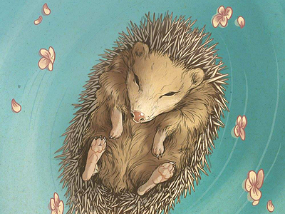 Cuarenta Patas Calendar 2015 animal calendar cuarentapatas hedgehog illustration