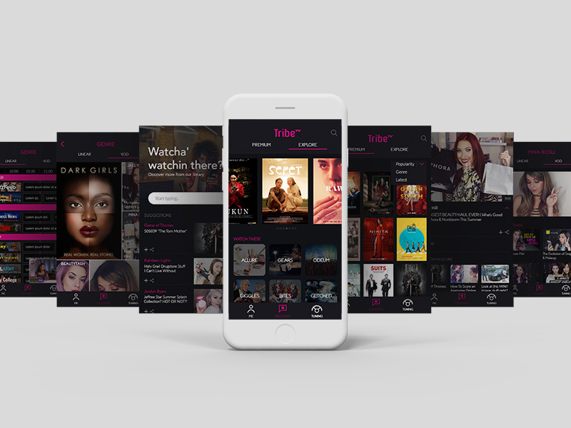 Video App UI #Daily app mockup app design uix ui ui kut