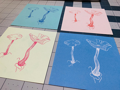 Tiny Mushroom Prints