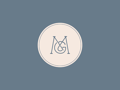 M&G Logo Monogram design icon identity lettering logo minimal monogram typography vector wedding wedding logo