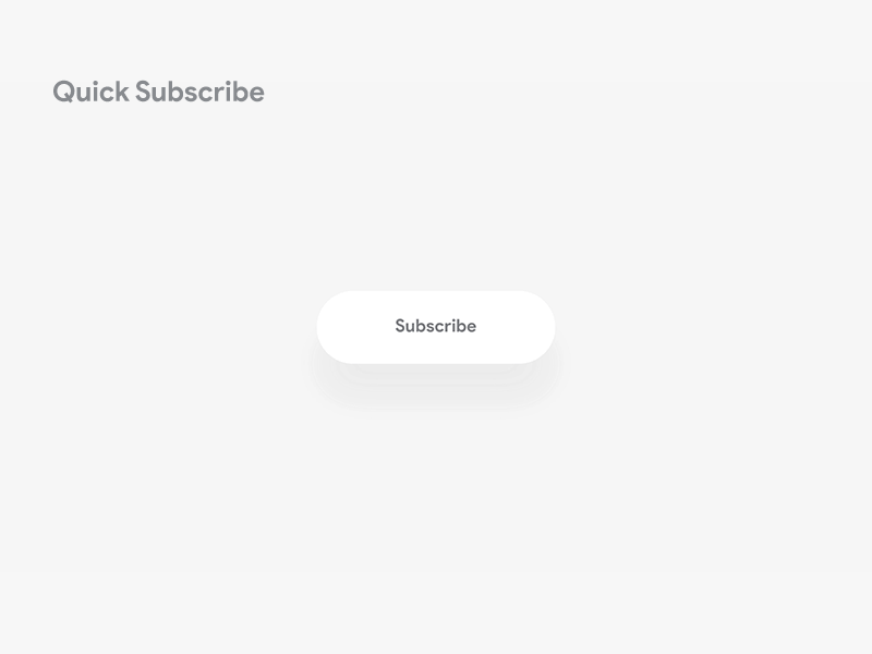 Quick Subscribe | Micro Interaction animation email experience form gif interaction design micro interaction register sign up subscribe ux