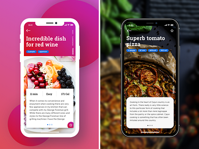 Food App concept app design bright food app ios minimal mobile app receipt app