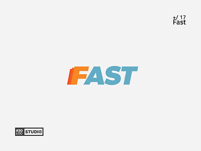 Fast | ThirtyLogos#17 challenge document inspiration logo modern negative office simple space typography