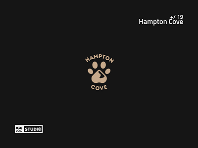 Hampton Cove | ThirtyLogos#19 animal challenge hospital inspiration logo modern negative simple space typography