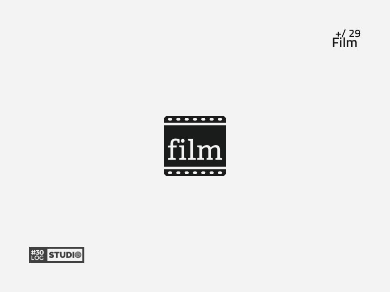 Film | ThirtyLogos#29 by Alexander Stoilov on Dribbble