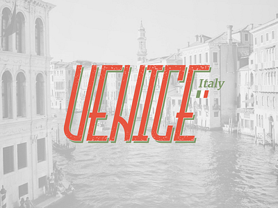 Venice font inspiration italy lettering retro typography