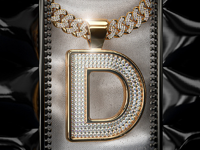 D is for Drip 36daysoftype 3d 3d art c4d cgi chain cinema4d cuban diamond diamonds illustration jewelry rap rapper redshift redshift3d trap type type art typography