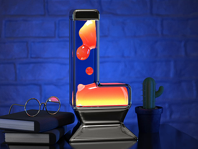 L is for Lava Lamp 36days 36daysoftype 3d 3d art c4d cgi cinema4d cinema4dart mograph motion graphics nft nftart nfts redshift redshift3d render type type art type design typogaphy