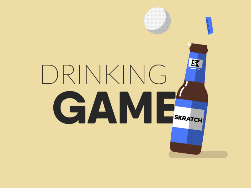 It's Friday, my dudes animation beer cheers drinking game gif golf pga