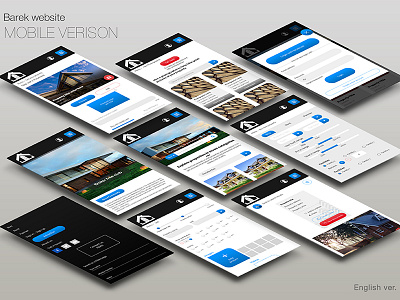 Barek website mobile web ui ux