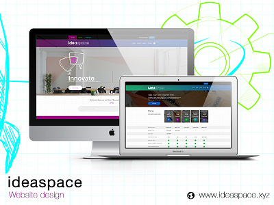 Ideaspace website branding ui ux website