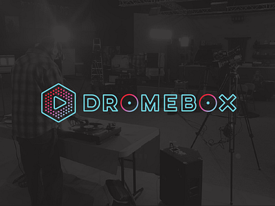 Dromebox Logo branding color design dromebox icons identity logo mark scheme vector