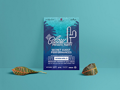 CTRL Collective Desert Glow Poster 2017 desert design glow identity poster scheme type typography