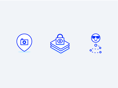 Secret Stash | Icons icons illustration interface layout vector webdesign website