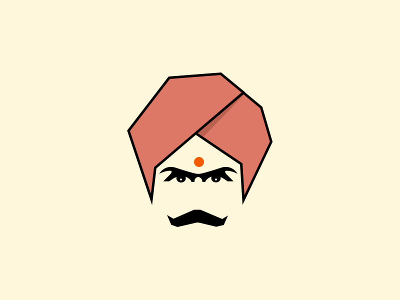 A tribute to Mahakavi Bharathiyar by Varatharajan on Dribbble