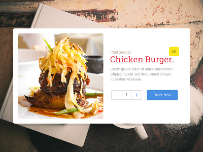 Order food online icon order food order now popup ui ux visual