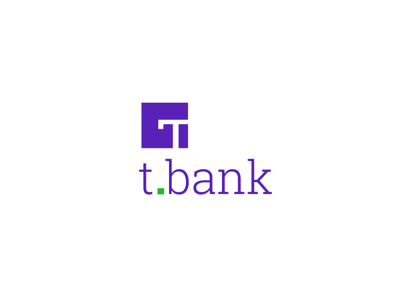 t.bank [W.I.P] app violet ui ux bank logo concept