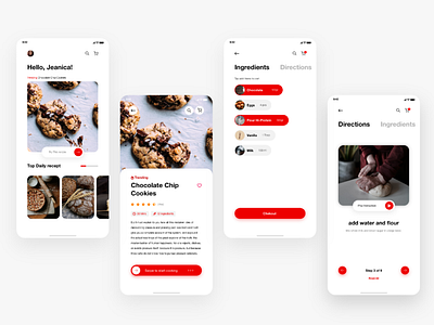 App recipe UI/UX appui apux rebound ui ui ux design ui design ui kit uiux ux