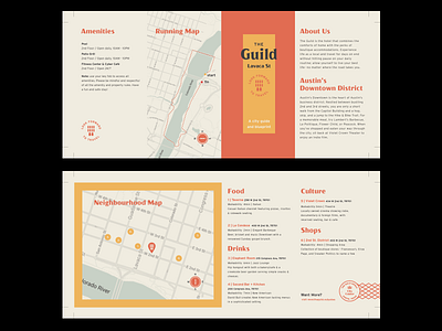 Neighborhood Guide Collateral collateral design hotel collateral informational