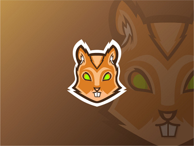 SQRL E-Sport Logo adobe illustrator animal character design e sport esport game logo mascot sport squirrel team vector