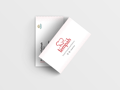 Business Card for Tempah branding business card corporate identity graphic design name card