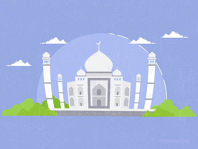 Taj Mahal art flat line art love meepix ovieyanvenkat tajmahal trending valendence venkat