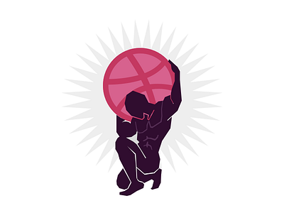 Playoff Dribbble Sticker Pack atlas dribbble playoff rebound silhouette sticker stickers