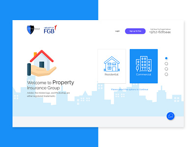 Property Insurance blue home insurance property website