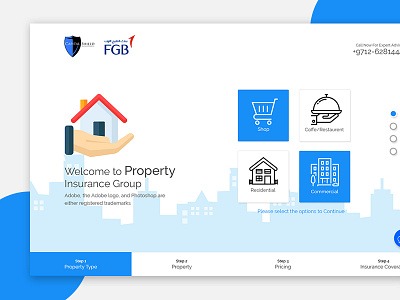 Property Insurance Updated blue home insurance property website
