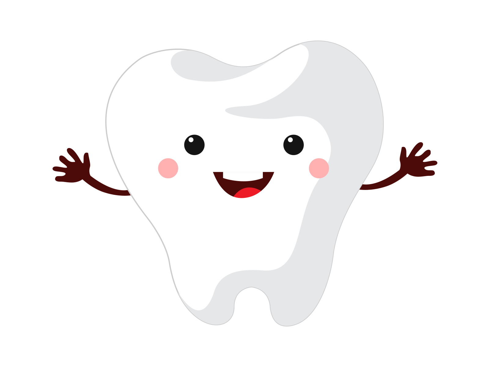 Smiling teeth animation dental gif gif animated hi illustration smiling teeth tooth vector