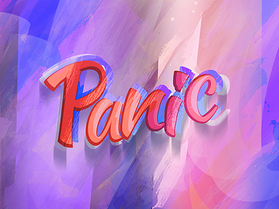 Panic Parallax anxious bright neon panic parallax vivid