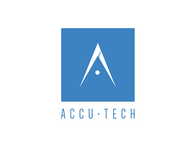 Accu•Tech accutech logo minimal precision tech