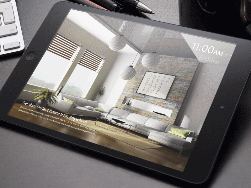 iPad Lighting/Shades environment ipad lighting living room luxury minimal room scenery setting
