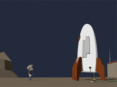 Gus Wallpaper flat gus night rocket space spaceship wallpaper