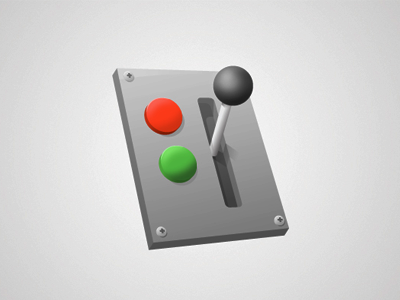 Lever control controls icon illustrator lever