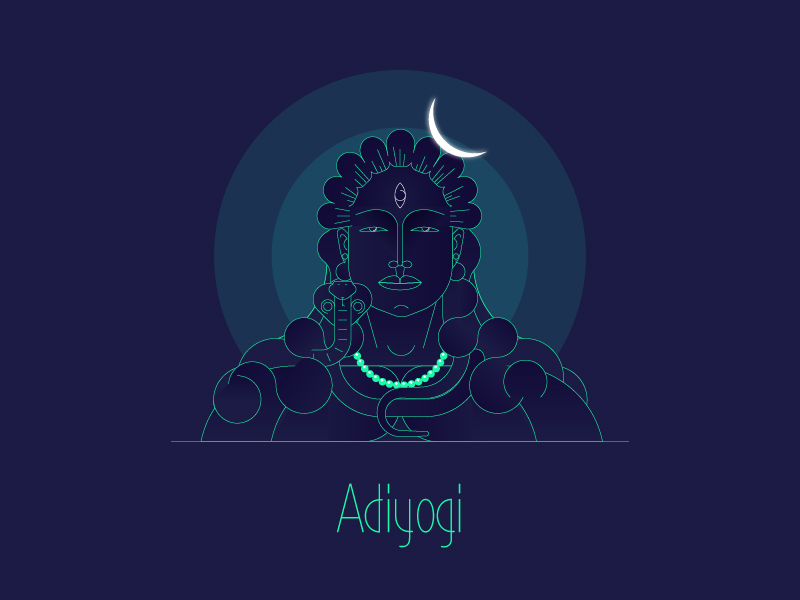 Adiyogi by $hailendra on Dribbble