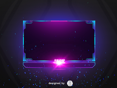 Face cam overlay branding camoverlay design esports facecam twitch twitchoverlay youtube youtubeoverlay