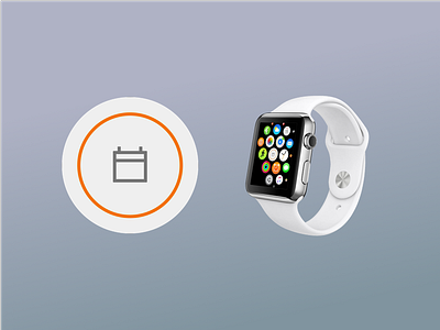 Névnapok Watch App Icon apple calendar icon round watch watchos