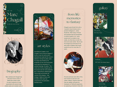 Marc Chagall × Educational website